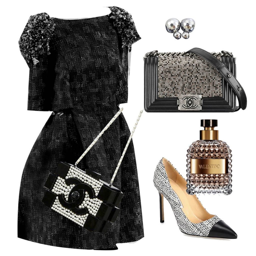 Клатч к черному платью