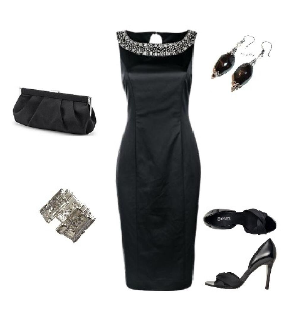 Украшения к маленькому черному платью