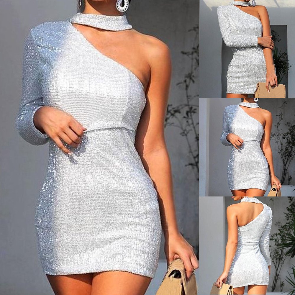 Платье на одно плечо