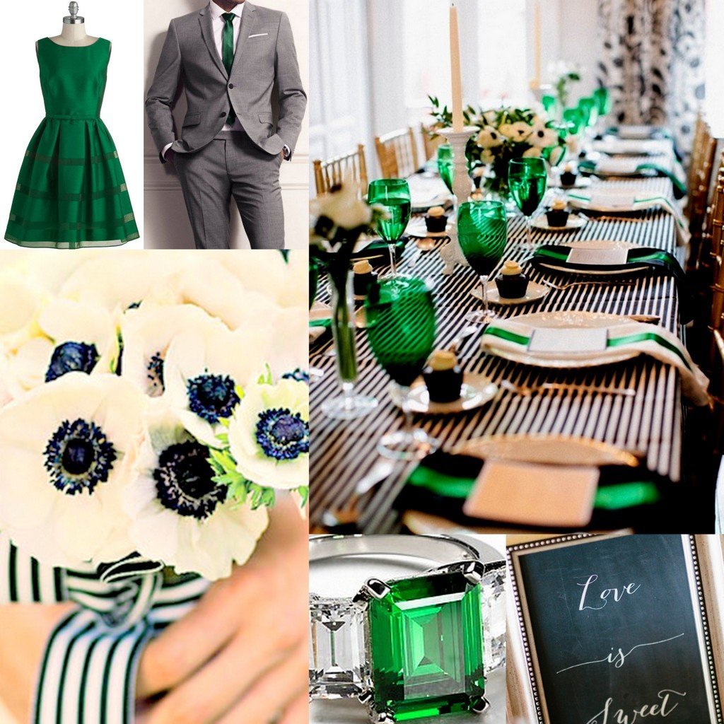 Свадьба в изумрудном цвете