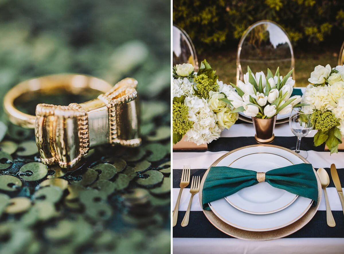 Свадьба в изумрудном цвете