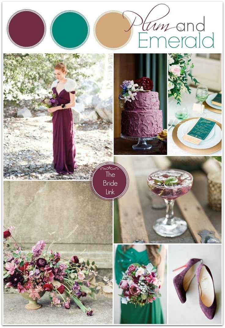 Сочетание цветов бордовый изумрудный