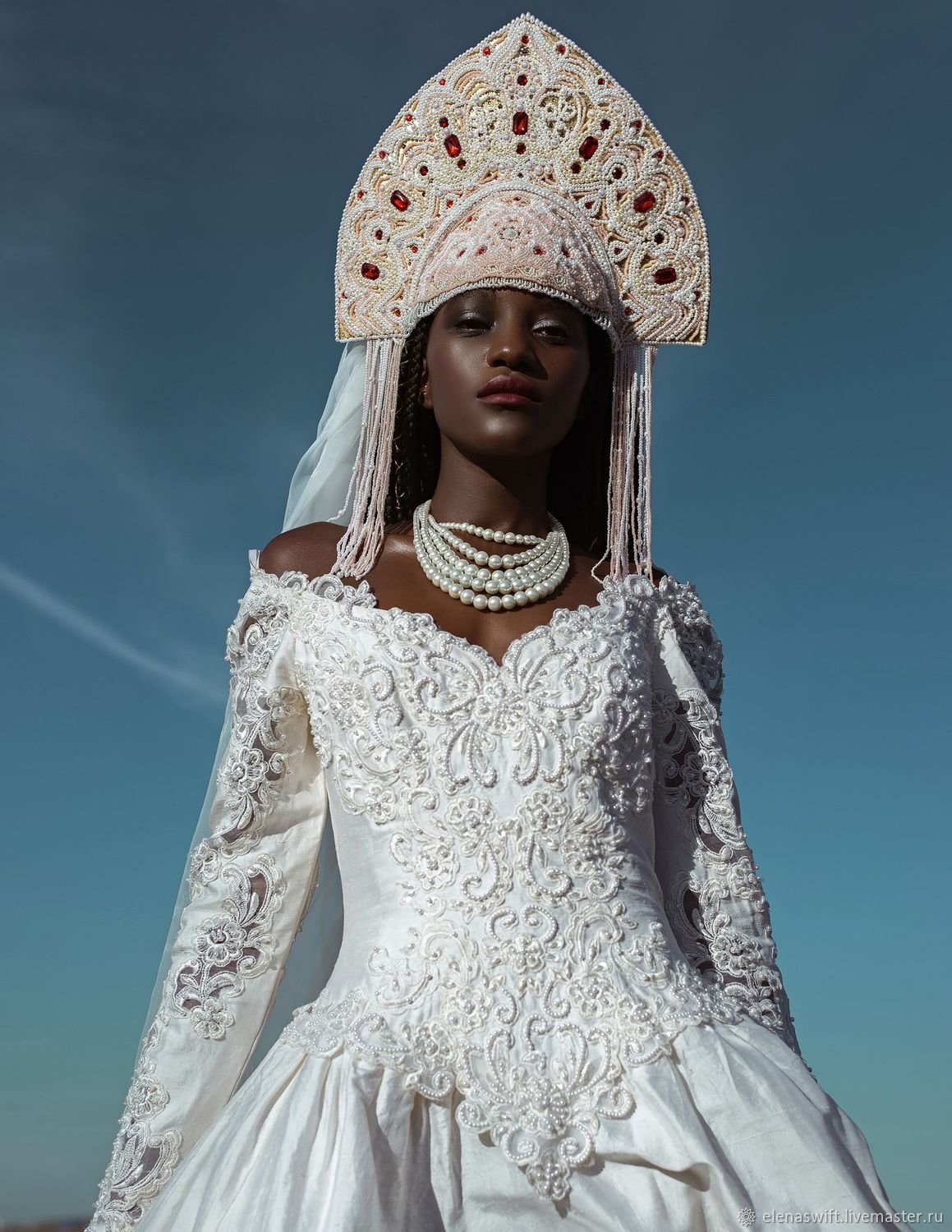 Грузинское национальное свадебное платье