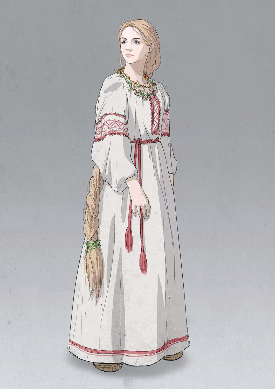 Национальное свадебное платье Азербайджана