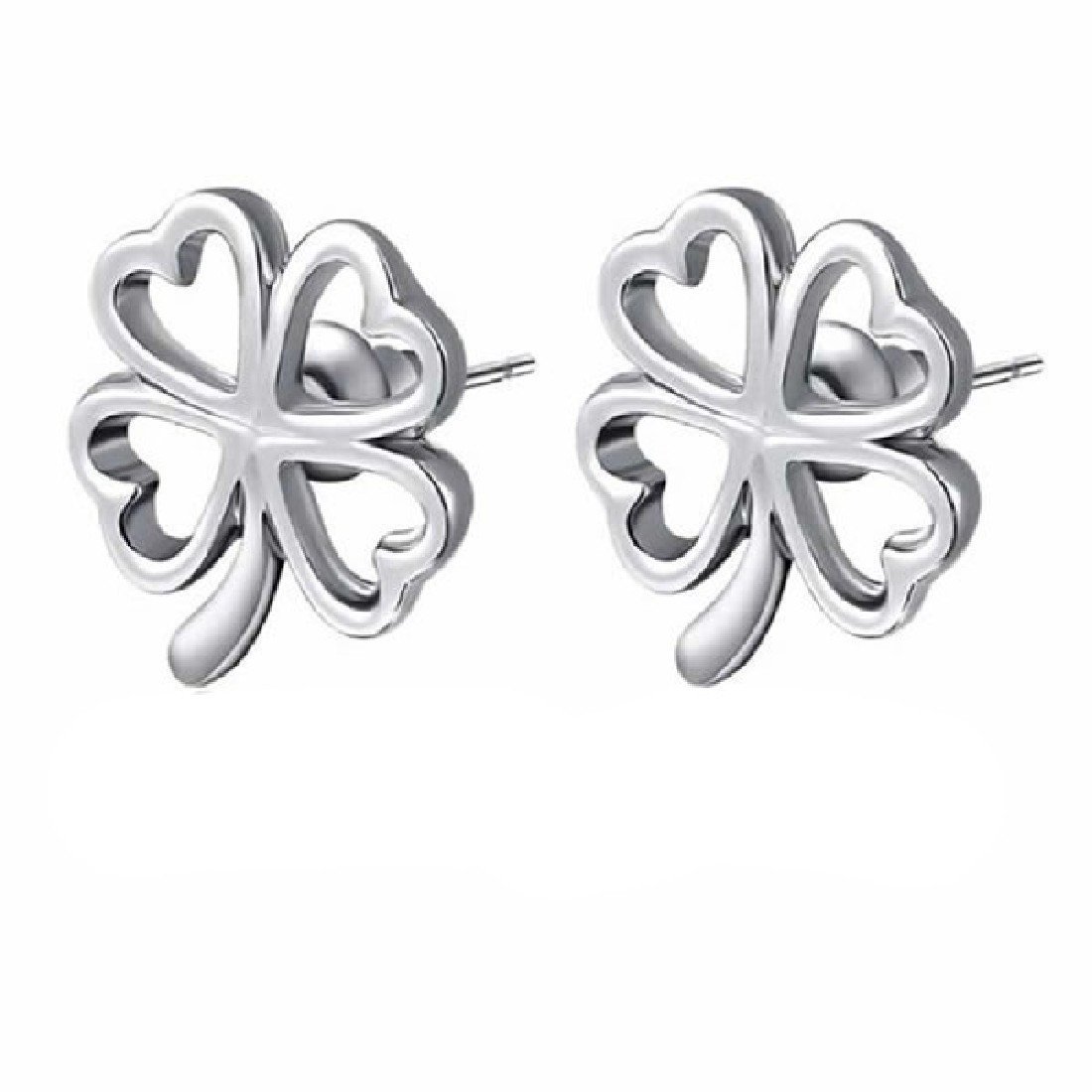 Серьги Соколов Клевер четырехлистный серебро