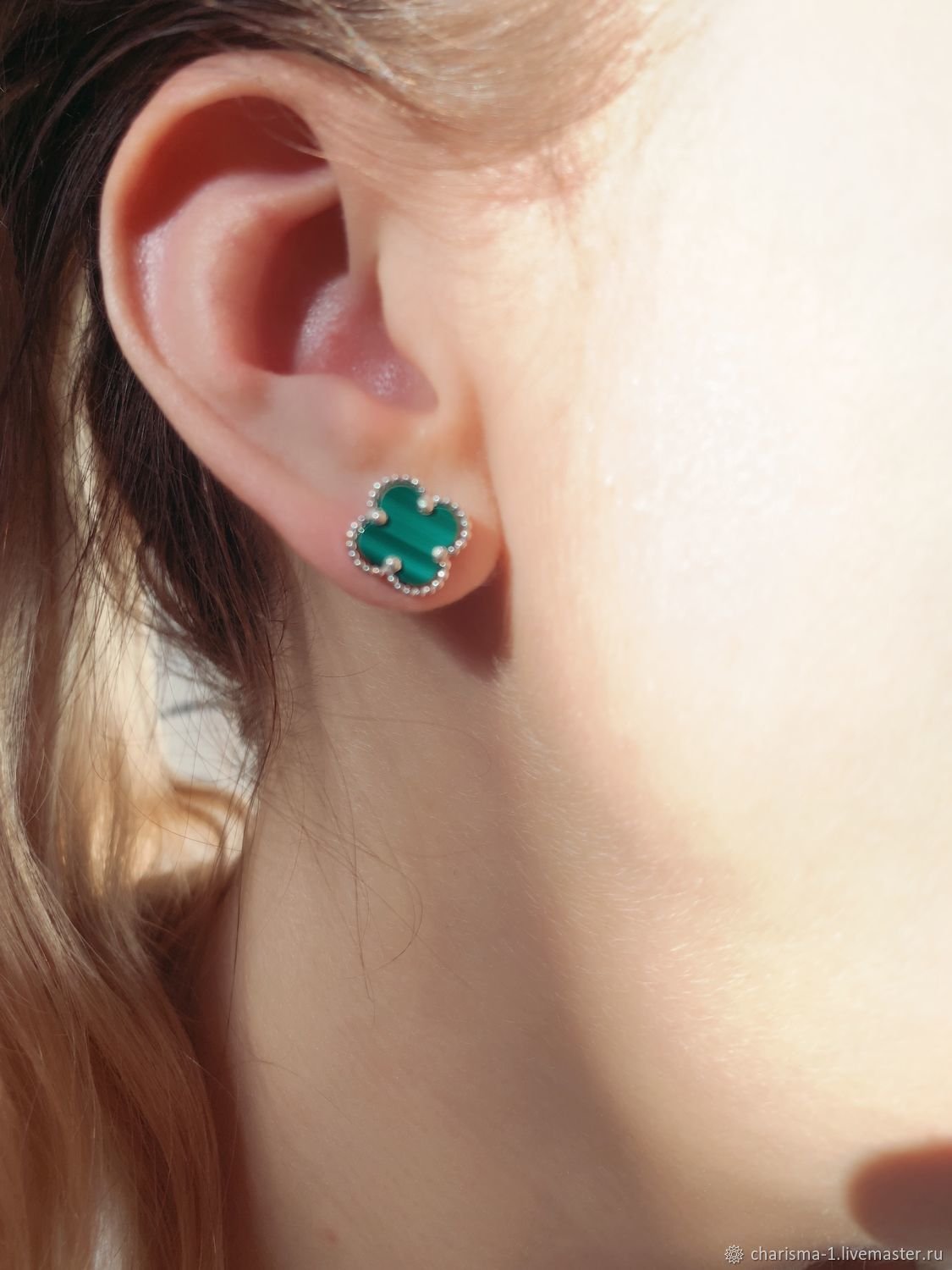 Сережки гвоздики Клевер