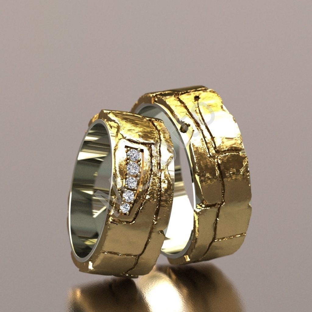 Нестандартные обручальные кольца