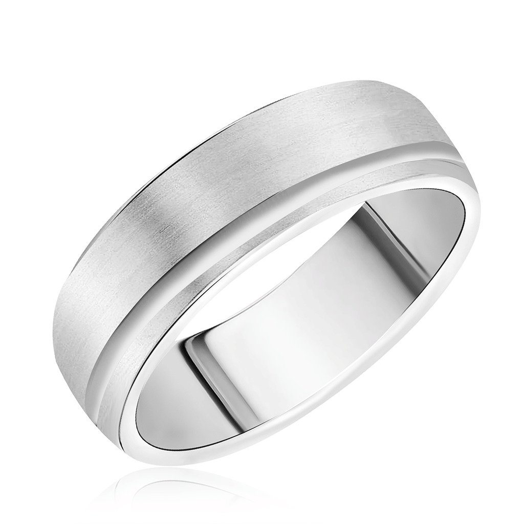 Бронницкий ювелир кольцо из белого золота 65020662