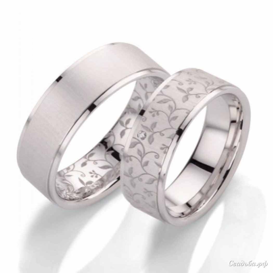 Московский ювелирный завод обручальные кольца из белого золота