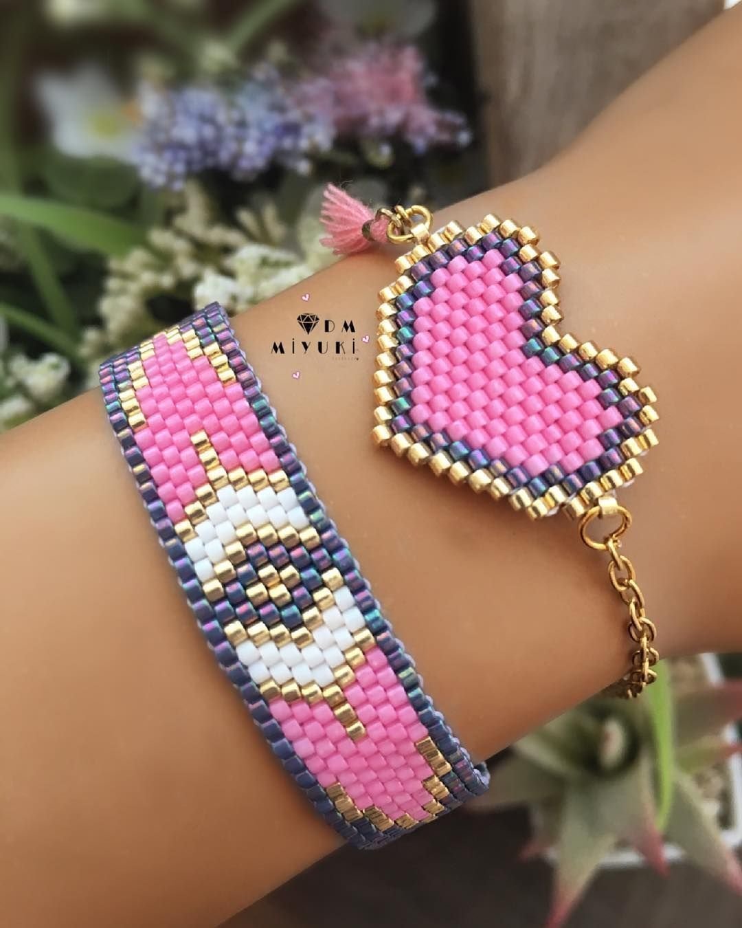 Браслет из японского бисера