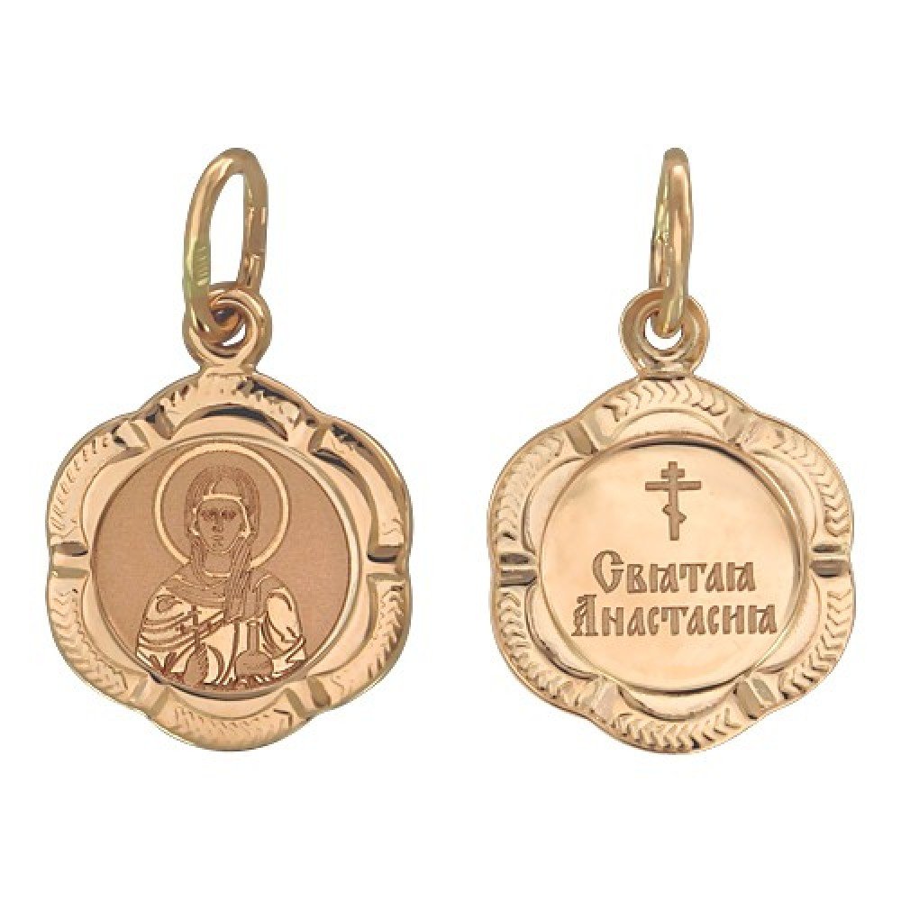SOKOLOV нательная иконка из золота «Святая блаженная Матрона Московская» 104138