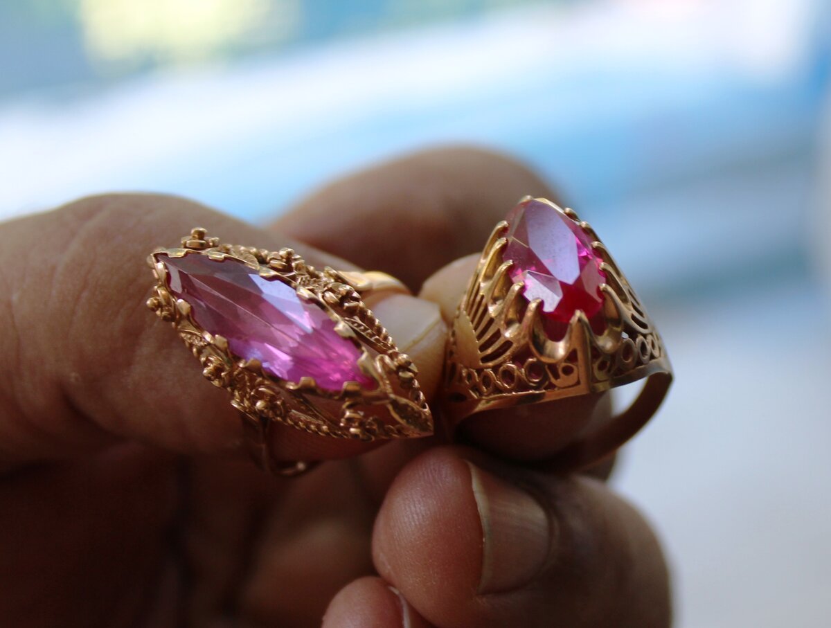 Советские золотые украшения