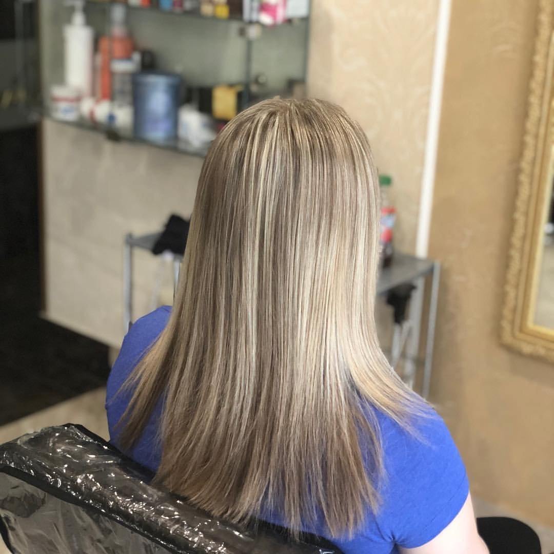 Мелирование волос без тонировки