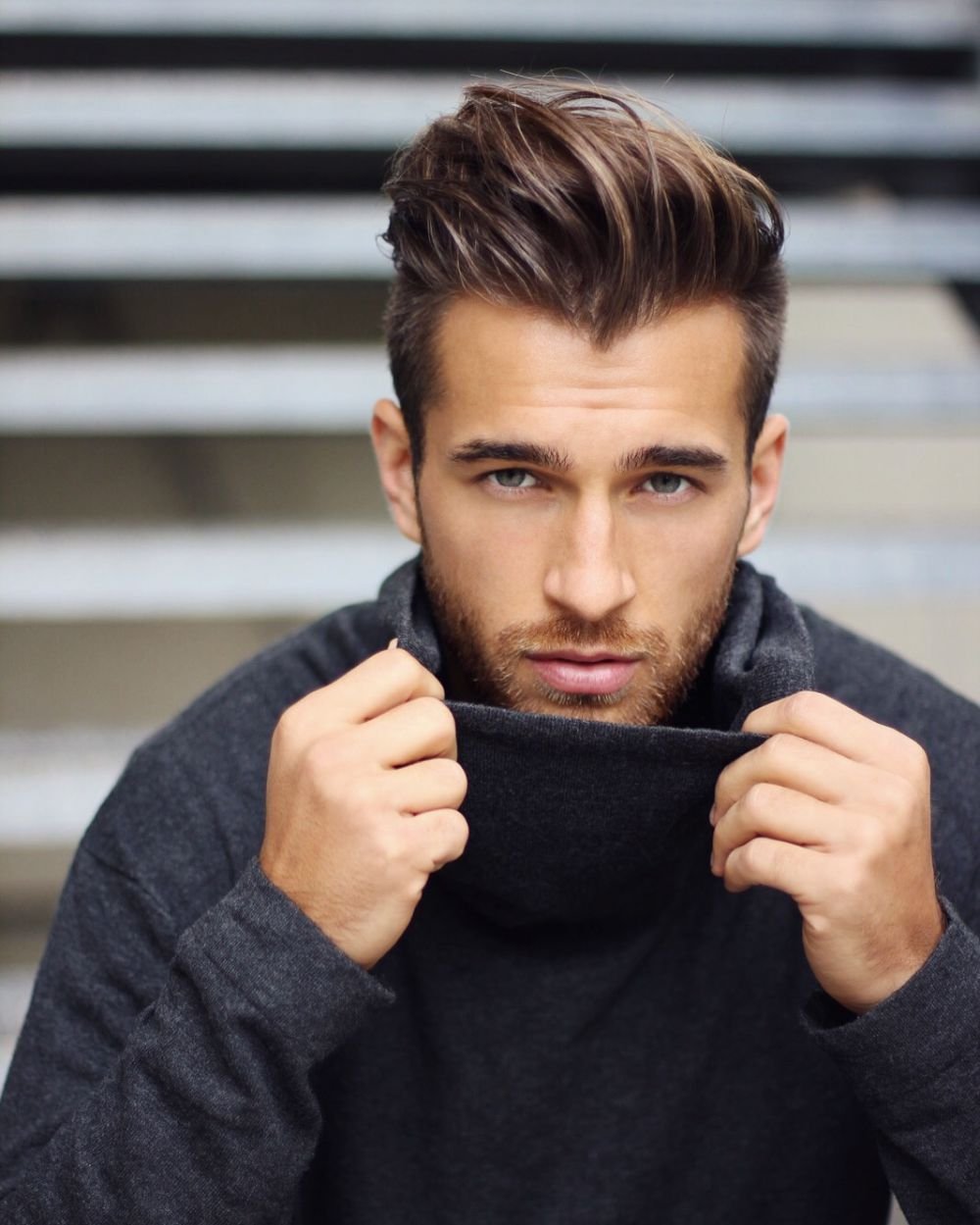 Мужские стрижки на густые волосы