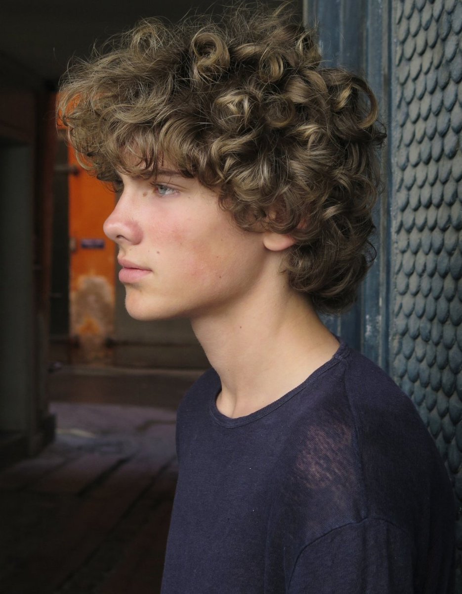 Хим завивка волнистые волосы мужские