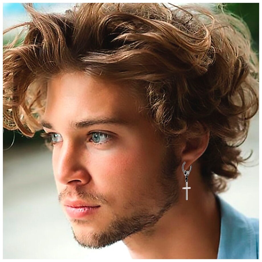 Удлинённые мужские стрижки на вьющиеся волосы