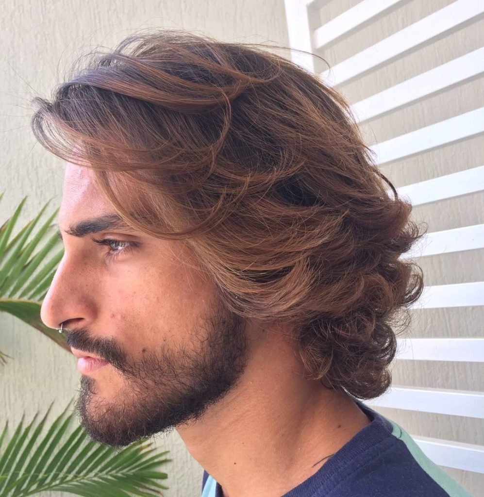 Кудряшки на средние волосы мужские белые