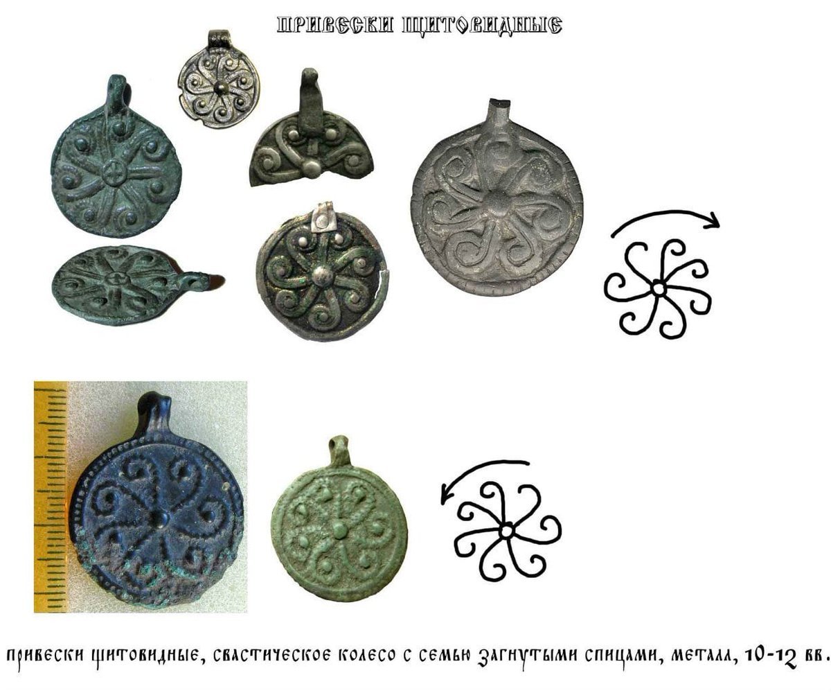 Привеска амулет щит домонгол