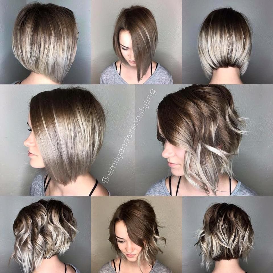 Окрашивание блонд на короткие волосы