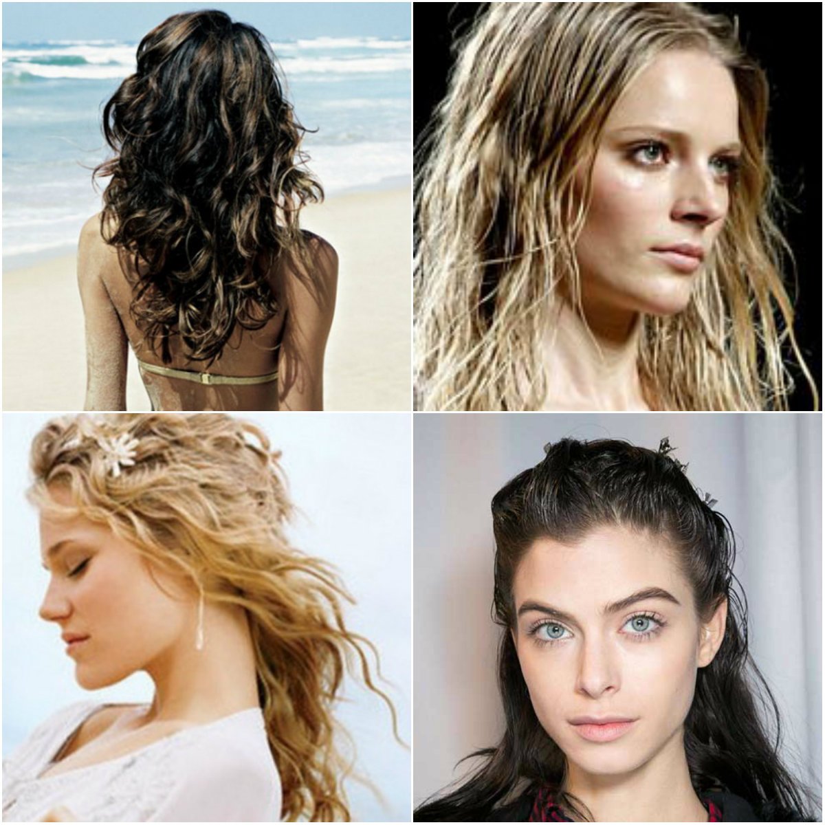 Укладка эффект мокрых волос