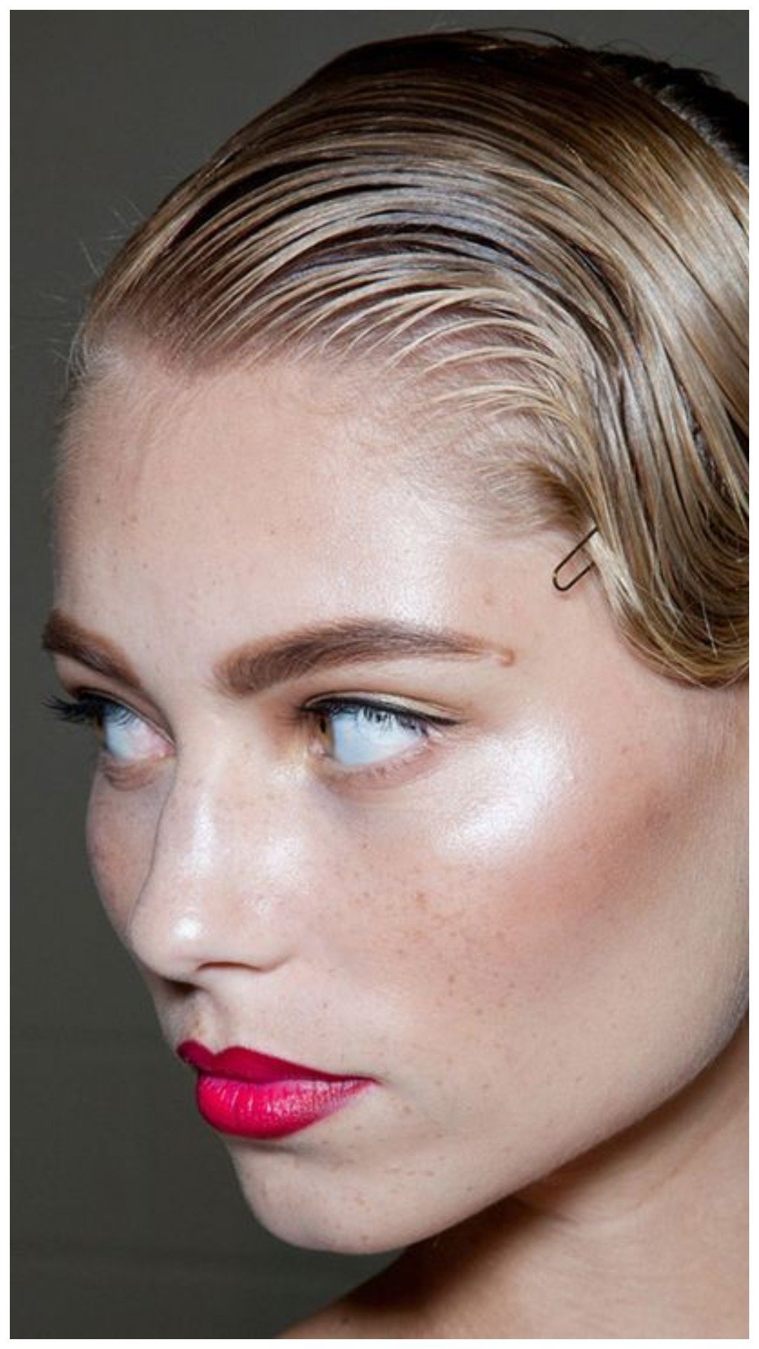 Ретро прически мокрый эффект