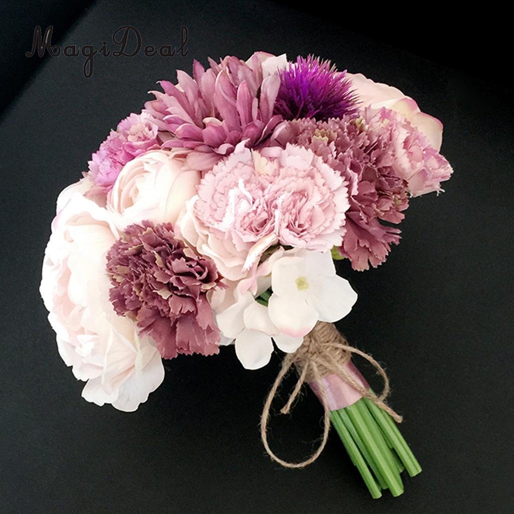 Букет невесты диантусы