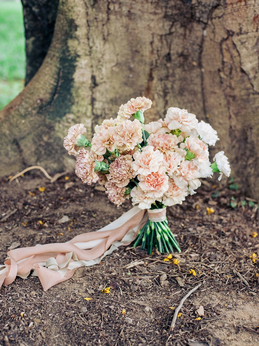 Гвоздика свадебный букет