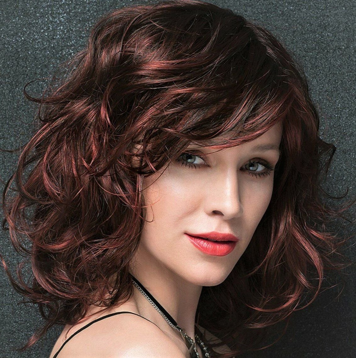 Укладка на средний волос