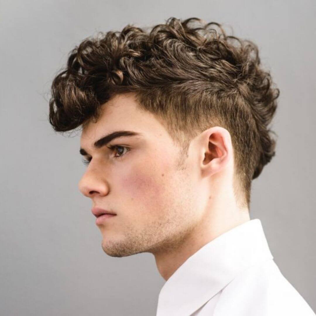 Причёски для вьющихся волос мужские