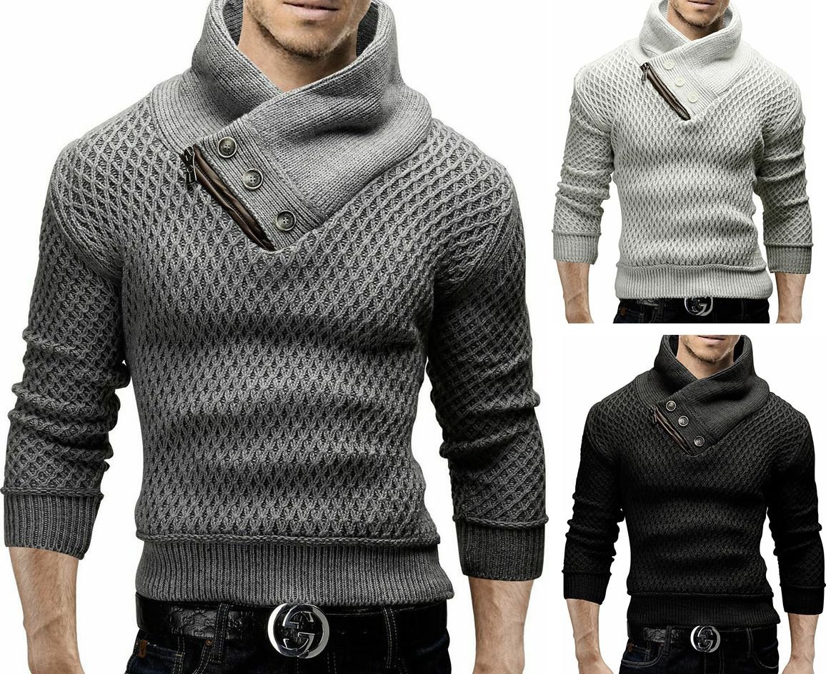 Стильный мужской свитер