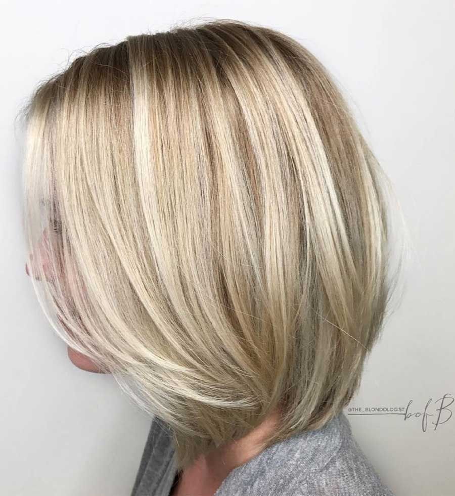 Вуальное мелирование на каре