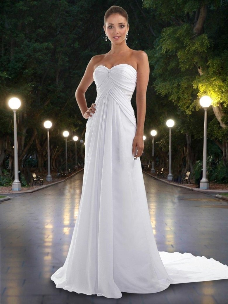 Худые невесты в свадебных платьях