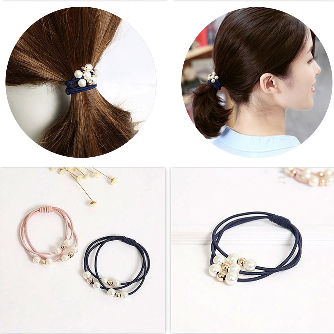 Резинка для волос с украшением