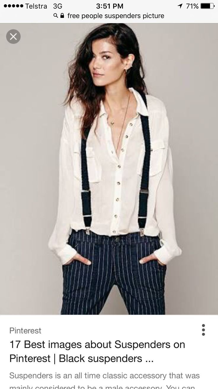 Женский образ с подтяжками