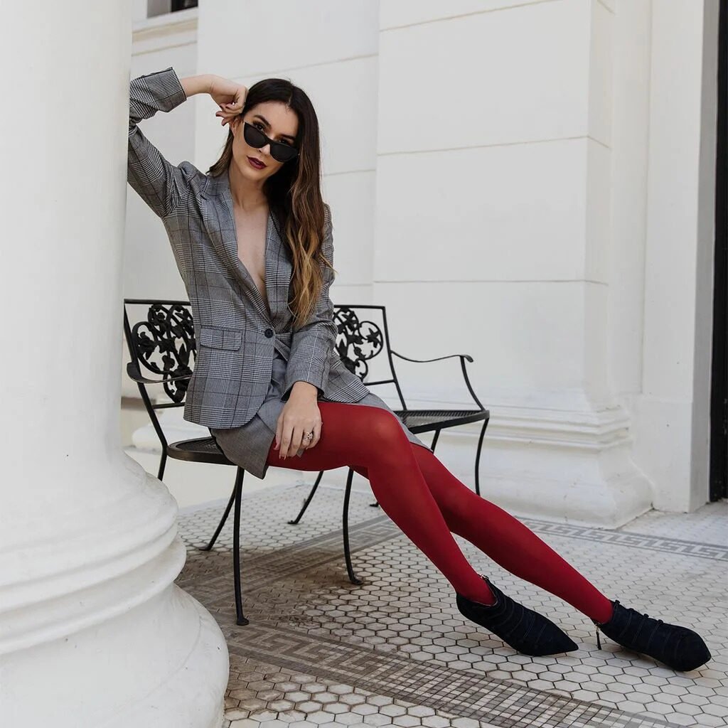 Колготки в горошек с платьем