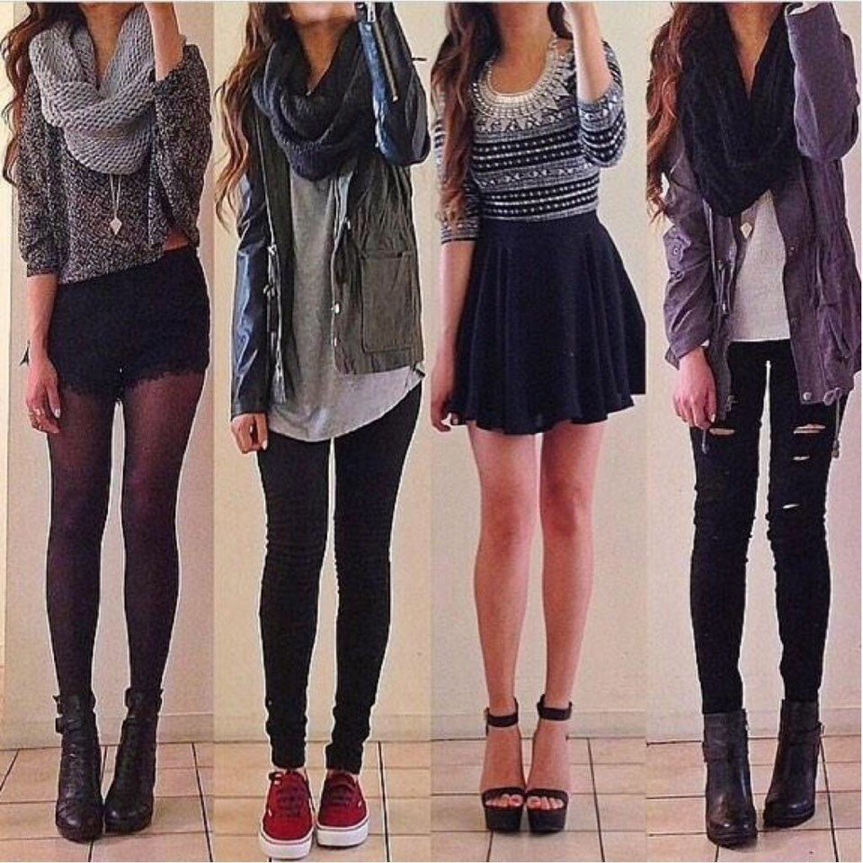 Красивые аутфиты для девушек