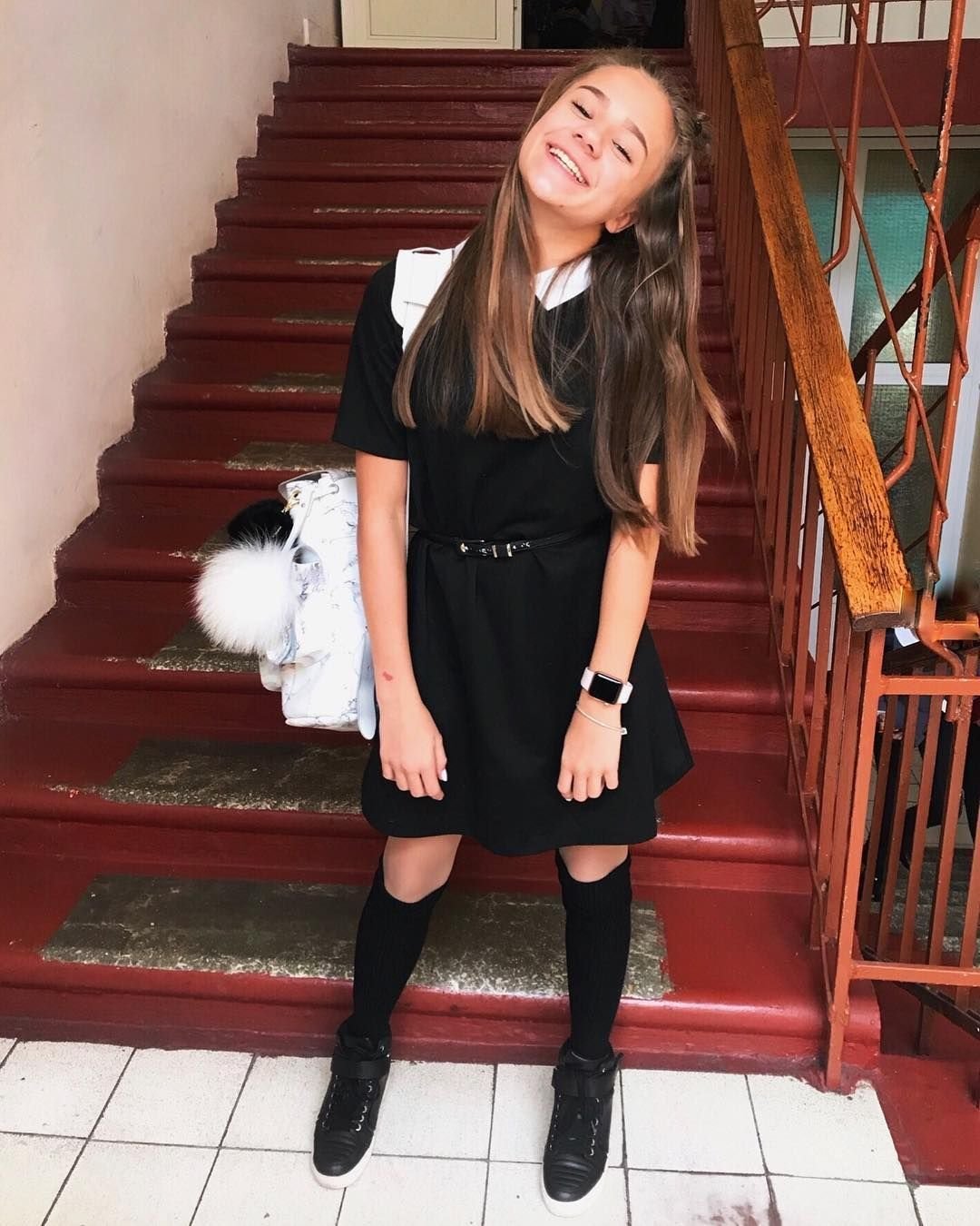 Катя Адушкина в 13 лет