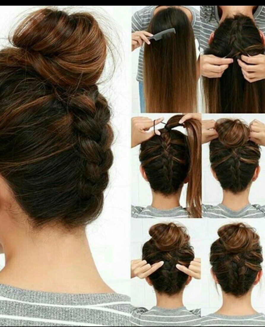 Лёгкие причёски на средние волосы