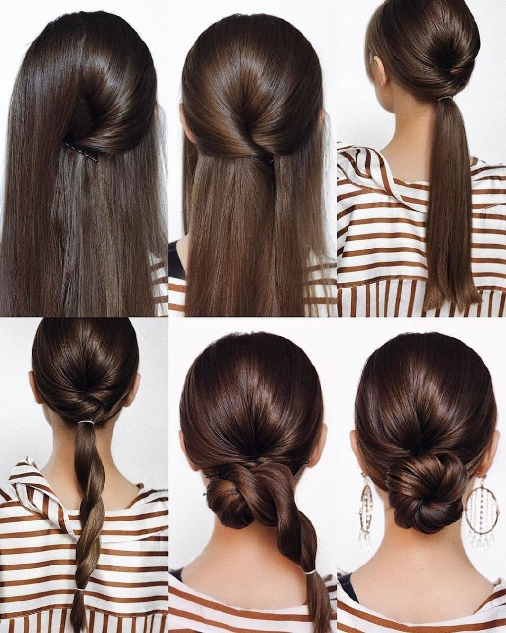 Быстрые прически на длинные волосы