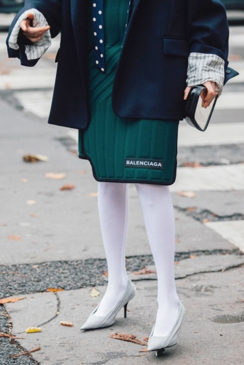 Цветные колготки стрит стайл