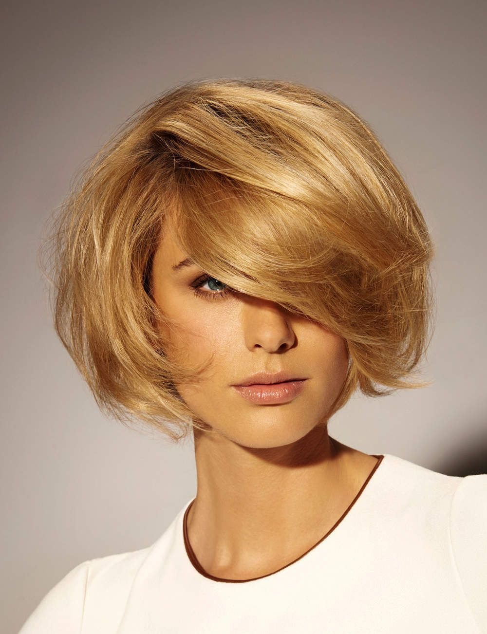 Медовый блондин каре