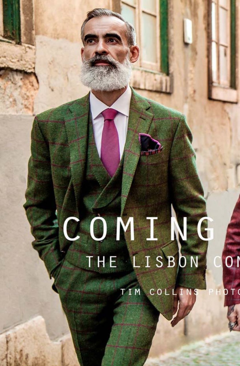 Пиджак твидовый Кэжуал мужской