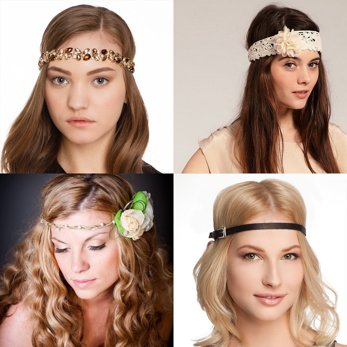 Прически с повязкой на голове