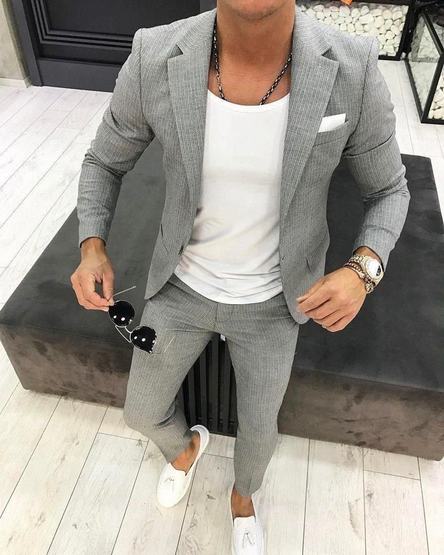 Стильный летний образ для полных парней