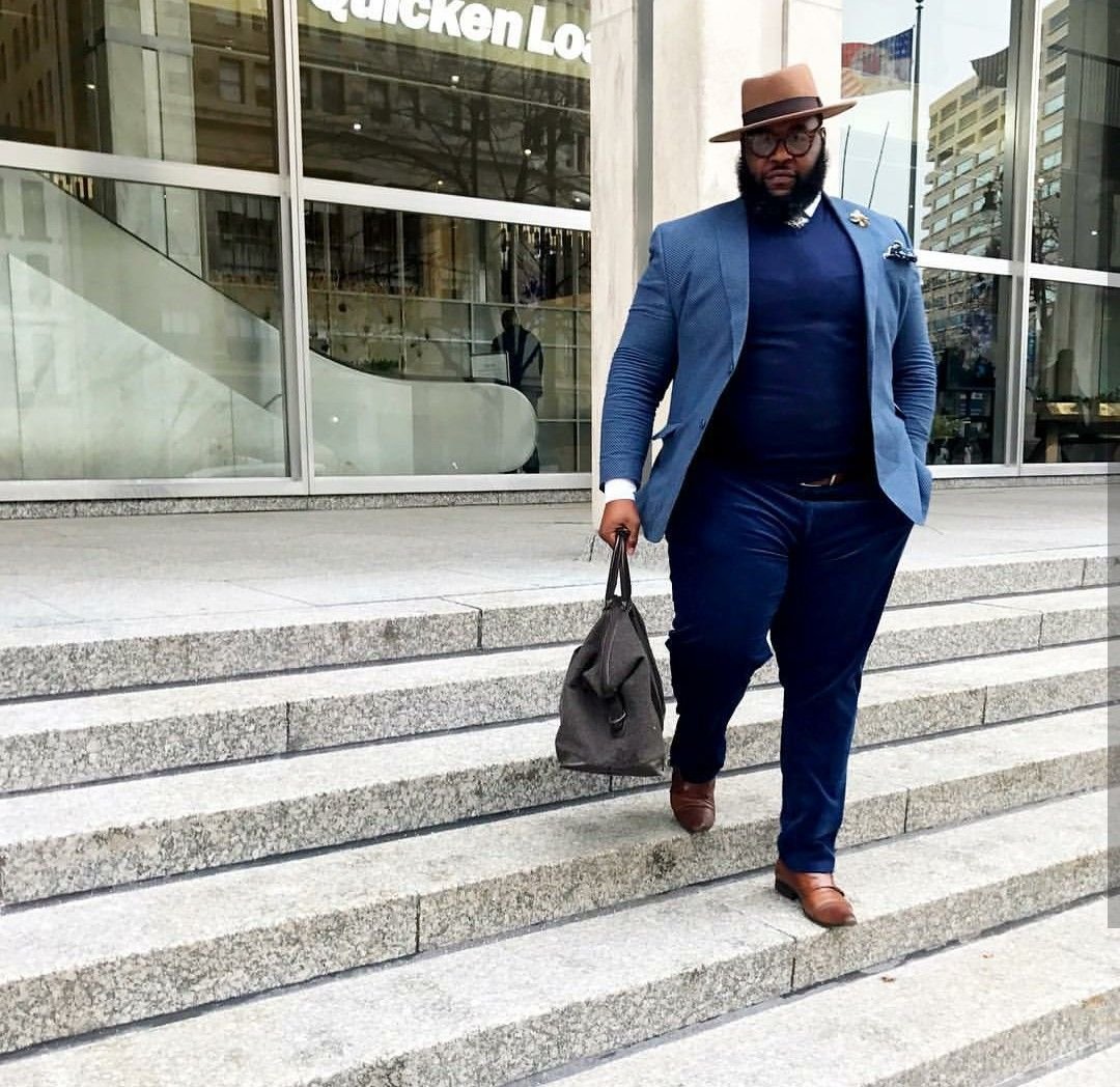 Стильные полные мужчины