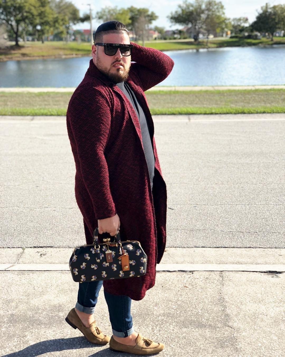 Стильные крупные мужчины