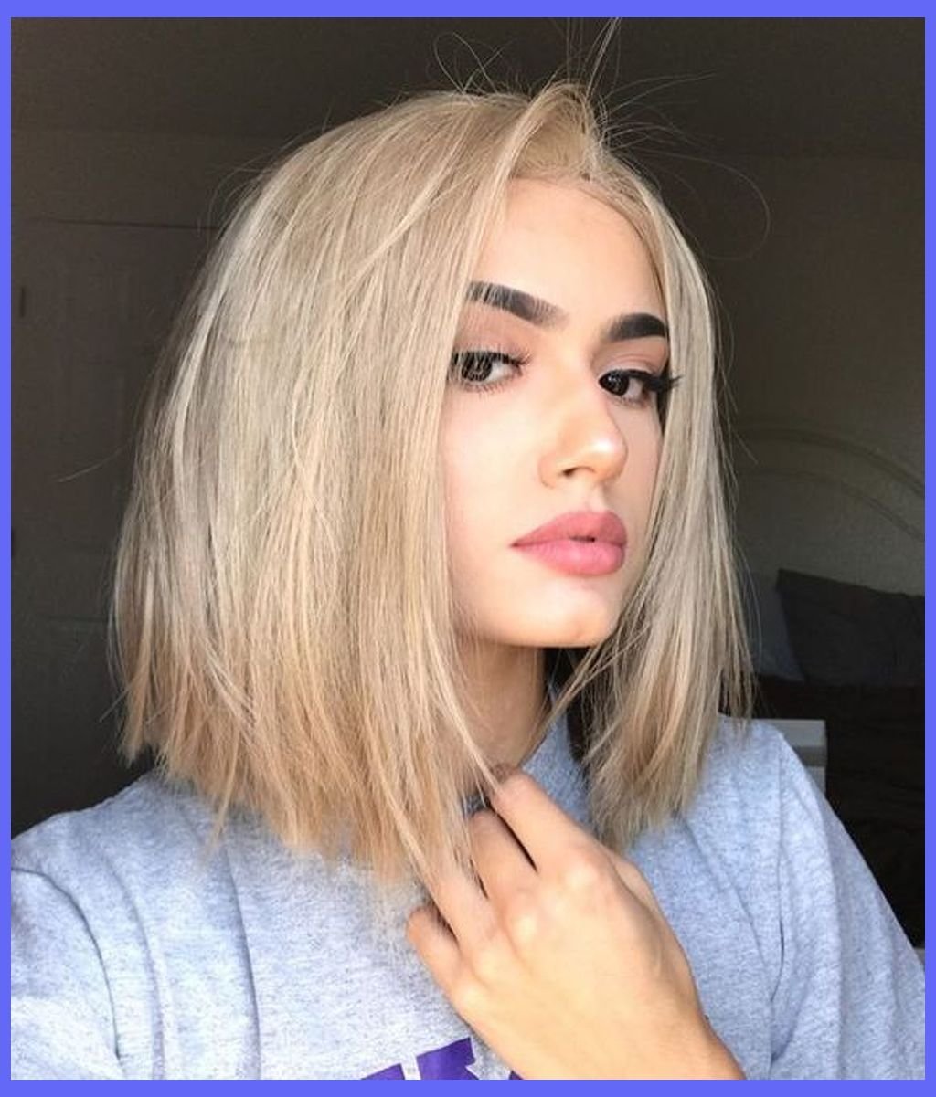 Волосы по плечи блонд