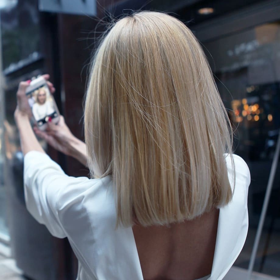 Стрижка ровный срез