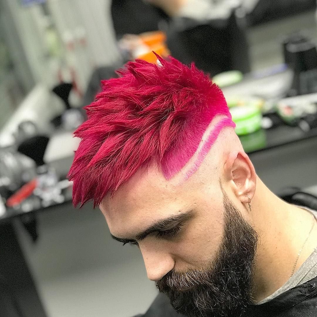 Мужское креативное окрашивание