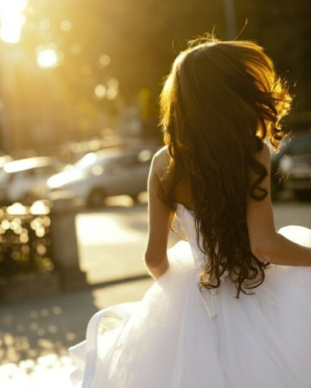 Невеста со спины